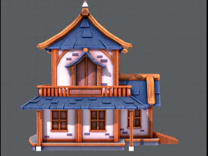 house cartoon v05 3D Model