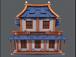 house cartoon v05 3Dモデル