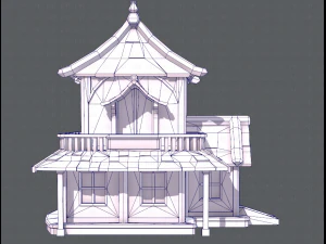 house cartoon v05 3D Model