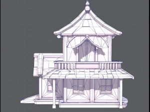 house cartoon v05 3D Model