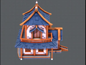 house cartoon v05 3D Model