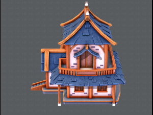 house cartoon v05 3Dモデル