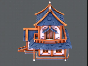 house cartoon v05 3D Model