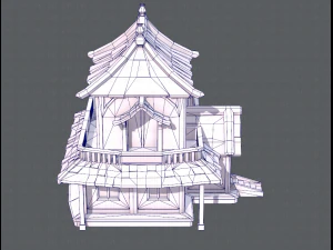 house cartoon v05 3D Model