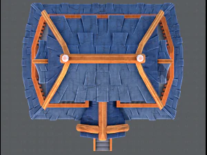 house cartoon v05 3D Model