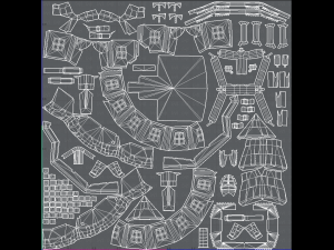 house cartoon v05 3Dモデル