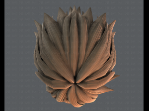 3d hair style for man typeb v02 3Dモデル