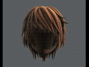 3d hair style for man typeb v02 3Dモデル