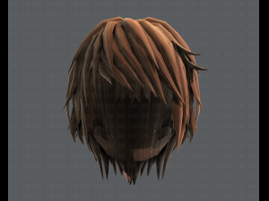 3d hair style for man typeb v02 3Dモデル
