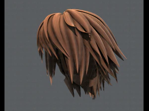 3d hair style for man typeb v02 3D Model