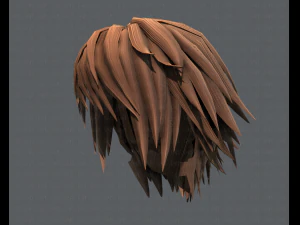 3d hair style for man typeb v02 3D Model