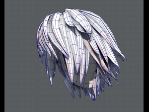 3d hair style for man typeb v02 3Dモデル