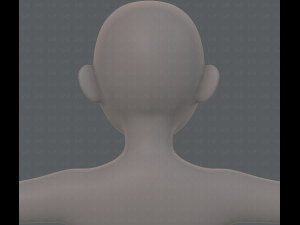 base mesh girl characterv06 3D-Modell
