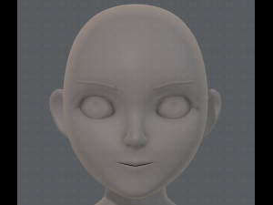 base mesh girl characterv06 3D-Modell
