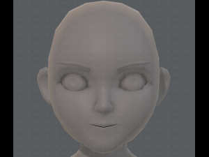 base mesh girl characterv06 3D-Modell