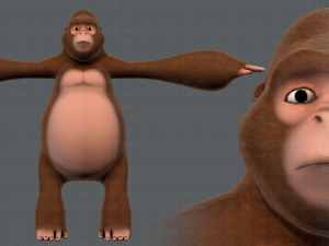king kong v01 3D Model