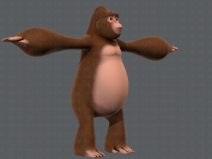 king kong v01 Model 3D