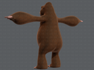 king kong v01 Model 3D