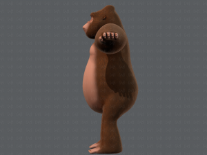 king kong v01 Model 3D