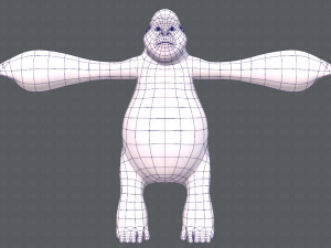king kong v01 Model 3D