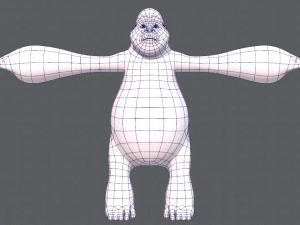 king kong v01 3D Model