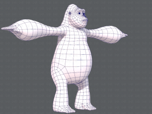king kong v01 Model 3D