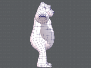 king kong v01 Model 3D