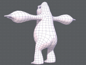 king kong v01 Model 3D