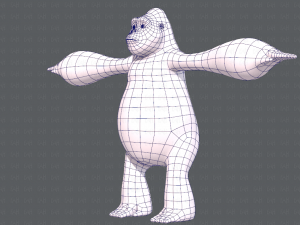 king kong v01 Model 3D