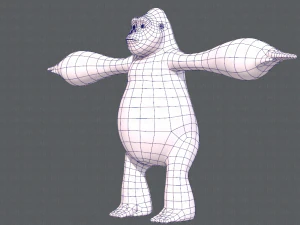 king kong v01 3D Model