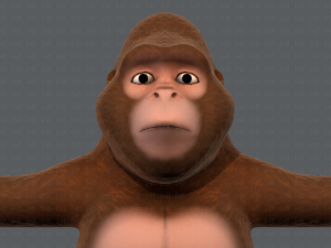king kong v01 Model 3D