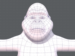 king kong v01 Model 3D