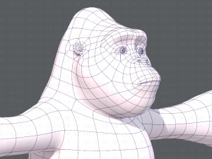 king kong v01 Model 3D
