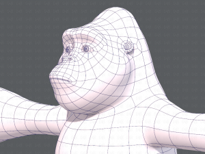king kong v01 Model 3D