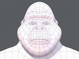 king kong v01 Model 3D