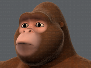 king kong v01 Model 3D