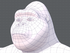 king kong v01 Model 3D