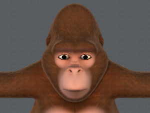 king kong v01 Model 3D
