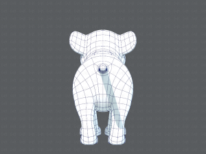 baby lion v01 3D Model