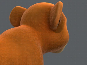 baby lion v01 3D Model