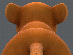 baby lion v01 3D Model