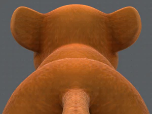 baby lion v01 3D Model