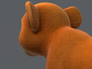 baby lion v01 3D Model