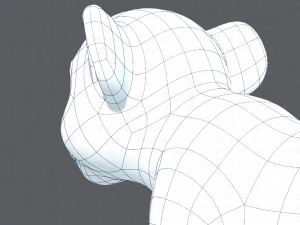 baby lion v01 3D Model