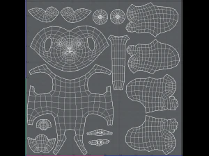 baby lion v01 3D Model