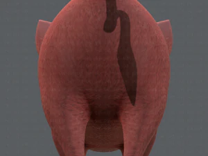 pig cartoon v02 3D Model