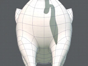 pig cartoon v02 3D Model