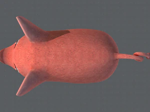 pig cartoon v02 3D Model