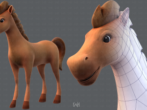 horse v01 3D Model