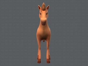 horse v01 3D Model